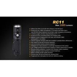 Lanterna Fenix RC11 de 1000 lumens Lanterna Fenix RC11 de 1000 lumens