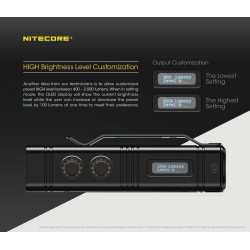 Lanterna Nitecore TM10K de 10 000 Lumens Lanterna Nitecore TM10K de 10 000 Lumens