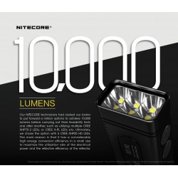 Lanterna Nitecore TM10K de 10 000 Lumens Lanterna Nitecore TM10K de 10 000 Lumens
