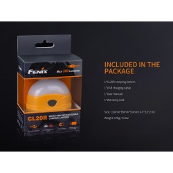 Lanterna Fenix CL20R de 300 lumens Lanterna Fenix CL20R de 300 lumens