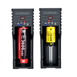 Carregador baterias Li-Ion / Lithium Klarus K1 Carregador baterias Li-Ion / Lithium Klarus K1