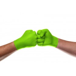 luvas nitrilo verdes resistentes luvas nitrilo verdes resistentes