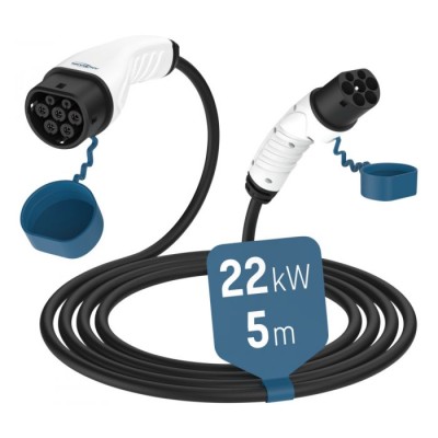 Cabo carregamento de veículo 22 kW de 5 metros Cabo carregamento de veículo 22 kW de 5 metros