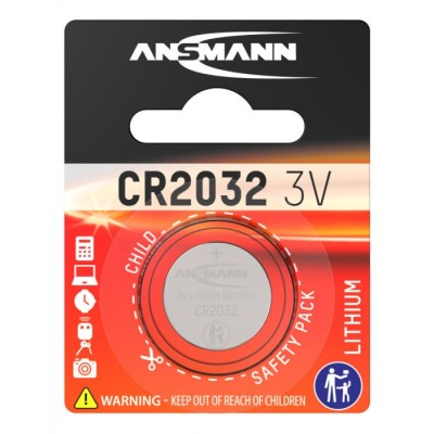 Pilha Lithium Ansmann CR2032 Pilha Lithium Ansmann CR2032