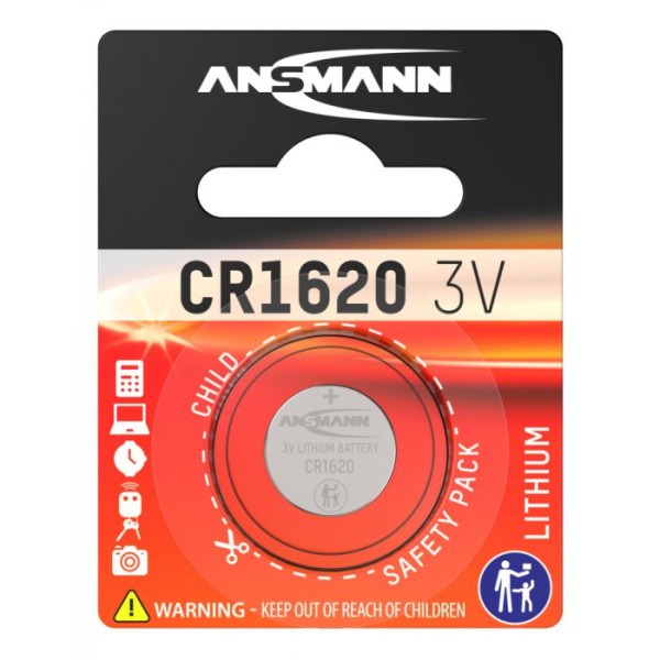 Pilha Lithium CR1620