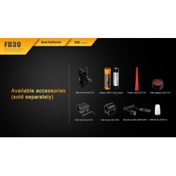 Lanterna Fenix FD30 de 900 lumens Lanterna Fenix FD30 de 900 lumens
