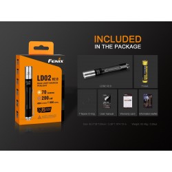 Fenix LD02 v2.0 de 70 Lumens Fenix LD02 v2.0 de 70 Lumens