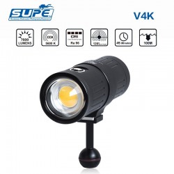 Lanterna mergulho Scubalamp V4K de 7600 lumens Lanterna mergulho Scubalamp V4K de 7600 lumens