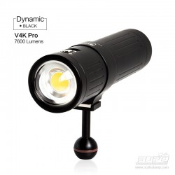 Lanterna mergulho Scubalamp V4K de 7600 lumens Lanterna mergulho Scubalamp V4K de 7600 lumens