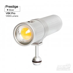 Lanterna mergulho Scubalamp V6K Pro de 12000 lumens Lanterna mergulho Scubalamp V6K Pro de 12000 lumens